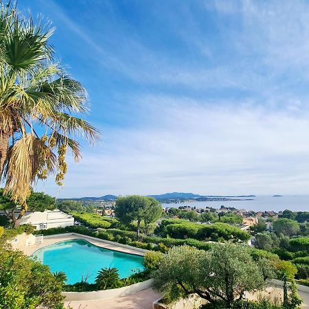 Magnifique Appartement Vue Mer - Grande Terrasse Et Piscine Bandol Esterno foto