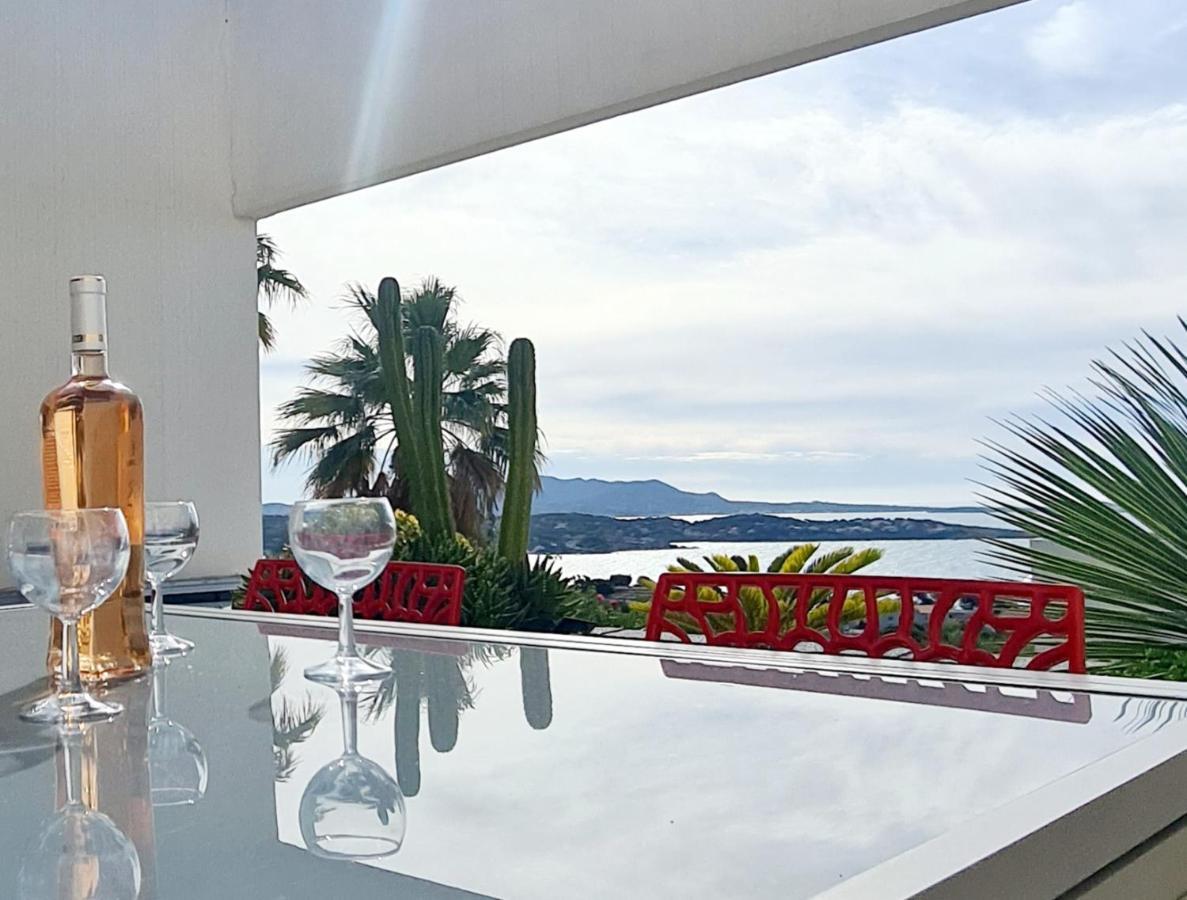 Magnifique Appartement Vue Mer - Grande Terrasse Et Piscine Bandol Esterno foto