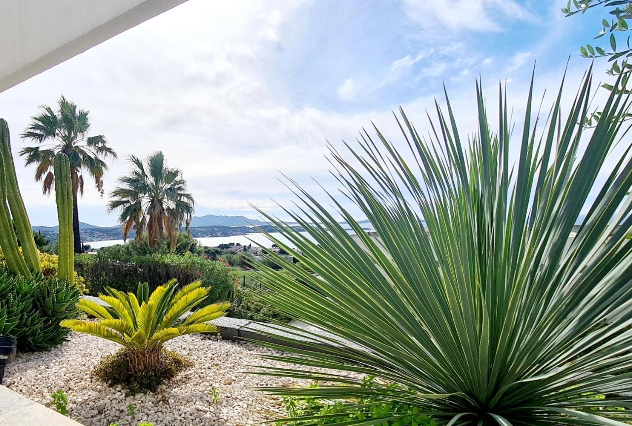 Magnifique Appartement Vue Mer - Grande Terrasse Et Piscine Bandol Esterno foto
